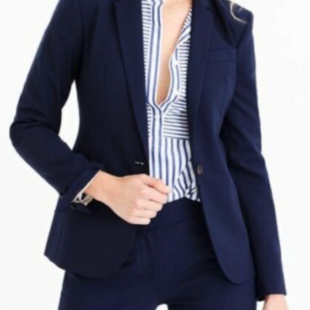 J Crew navy blazer, size 4